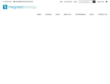Tablet Screenshot of iridologyonline.com